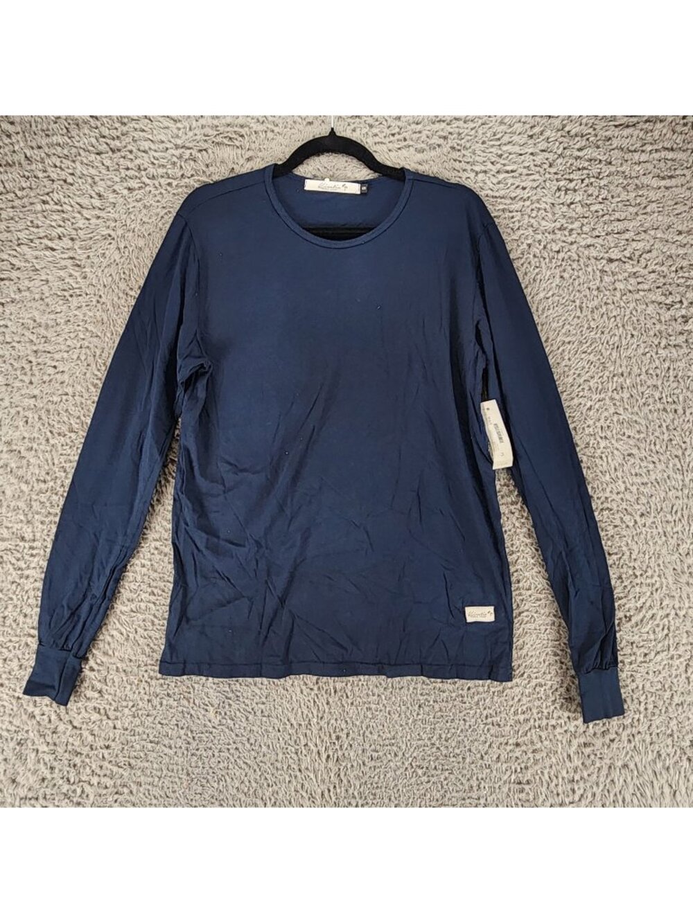 Kinetix Shirt Mens Small Blue Cotton Long Sleeve Tee *NWT*